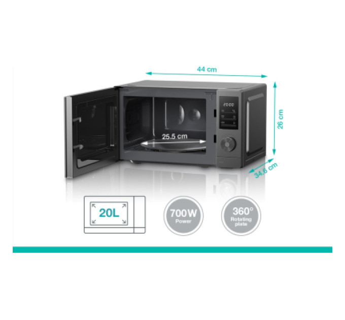 Gorenje Мікрохвильова піч Gorenje MO20A3T4
