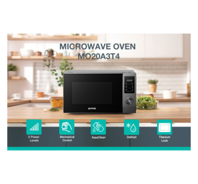 Gorenje Мікрохвильова піч Gorenje MO20A3T4