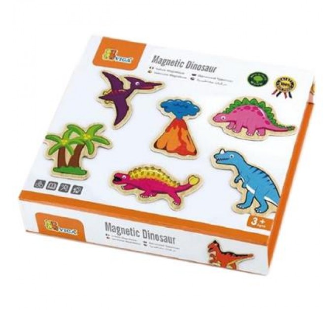 Розвиваюча іграшка Viga Toys Динозаври 20 шт магнітні фігурки (50289)