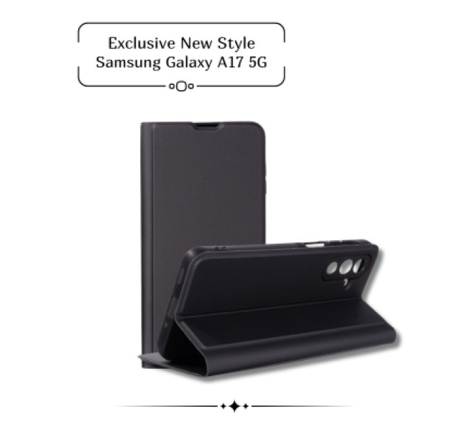 BeCover Чохол до мобільного телефона BeCover Exclusive New Style Samsung Galaxy A17 5G SM-A17 Black (713894)