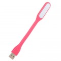 Optima Лампа USB Optima LED, гнучка, 2 шт, рожевий (UL-001-PI2)