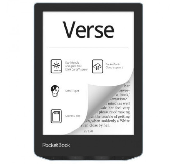 Pocketbook Електронна книга Pocketbook 629 Verse Bright Blue (PB629-2-CIS)