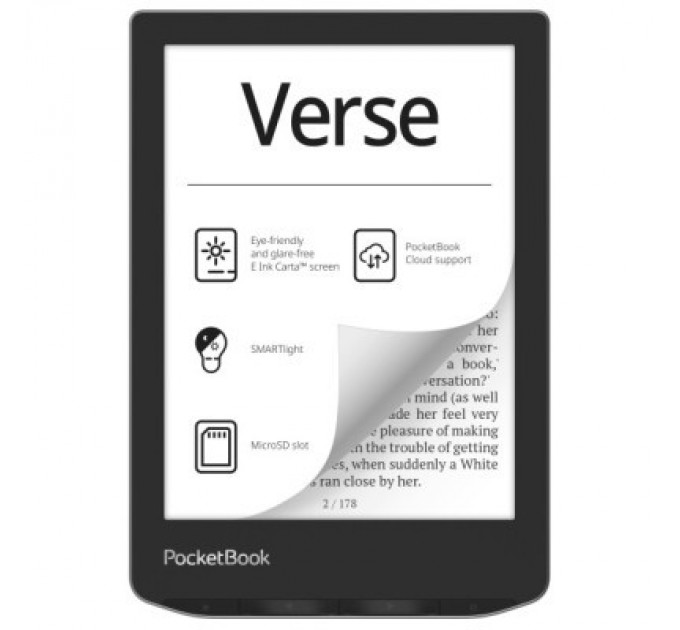 Pocketbook Електронна книга Pocketbook 629 Verse Mist Grey (PB629-M-CIS)