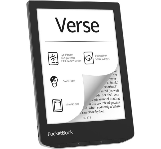 Pocketbook Електронна книга Pocketbook 629 Verse Mist Grey (PB629-M-CIS)