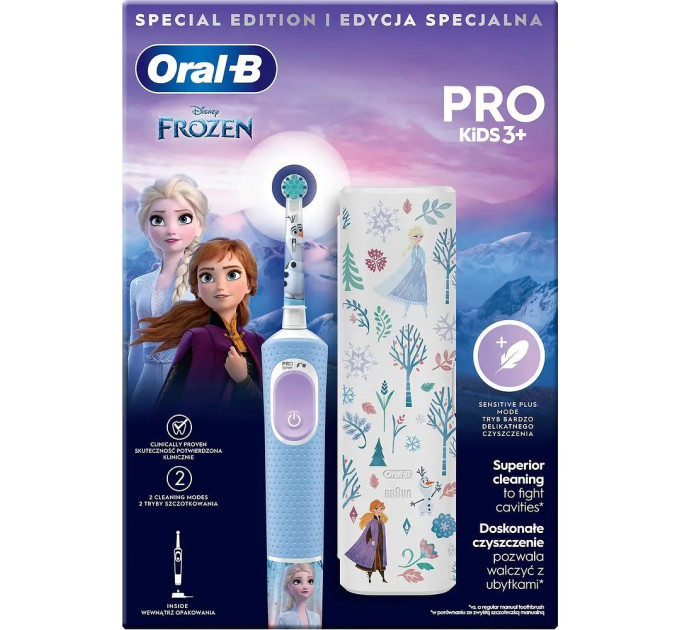 Braun Зубна електрощітка Braun Oral-B Pro Kids D103.413.2KX Frozen