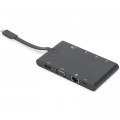 Digitus Порт-реплікатор Digitus Travel USB-C, 9 Port (DA-70865)