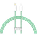 Baseus Дата кабель USB-C to Lightning 2.0m 20W green Baseus (CALD000106)