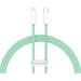 Baseus Дата кабель USB-C to Lightning 2.0m 20W green Baseus (CALD000106)