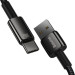 Baseus Дата кабель USB 2.0 AM to USB-C 1.0m 100W black Baseus (CAWJ000001)