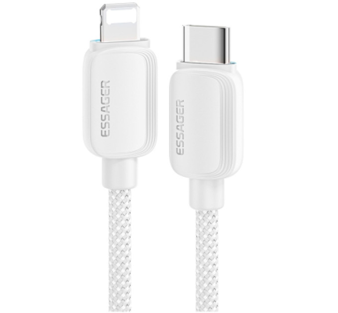 Essager Дата кабель USB-C to Lightning 2.0m 20W white Essager (EXCTL-WLA02-P)