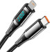 Essager Дата кабель USB-C to Lightning 2.0m 20W Digital Display black Essager (EXCTL-YDA01)