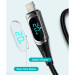 Essager Дата кабель USB-C to Lightning 2.0m 20W Digital Display black Essager (EXCTL-YDA01)