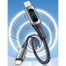 Essager Дата кабель USB-C to Lightning 2.0m 20W Digital Display black Essager (EXCTL-YDA01)
