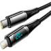 Essager Дата кабель USB-C to Lightning 2.0m 20W Digital Display black Essager (EXCTL-YDA01)