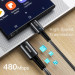 Essager Дата кабель USB-C to USB-C 1.0m 100W black Essager (EXCTT1-CG01)
