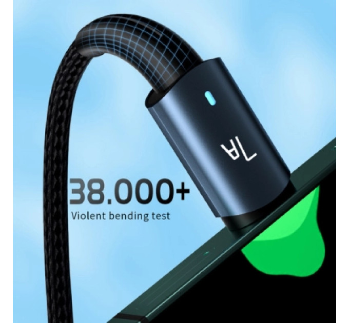 Essager Дата кабель USB 2.0 AM to USB-C 2.0m 100W blue Essager (EXC7A-CGA03-P)