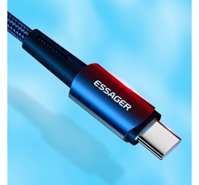 Essager Дата кабель USB-C to Lightning 0.5m 20W black Essager (EXCTL-CGB01)