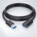 Essager Дата кабель USB 3.0 AM/AF 1.5m Essager (EXCAM-YTA01)
