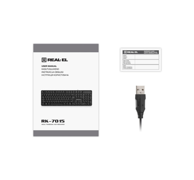 REAL-EL Клавіатура REAL-EL RK-7015
