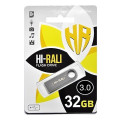 Hi-Rali Флеш-накопичувач USB3.0 32GB Hi-Rali Shuttle Series Silver (HI-32GB3SHSL)