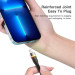 Essager Дата кабель USB 2.0 AM to Lightning 2.0m 2.4A LED black Essager (EXCL-XCDA01)