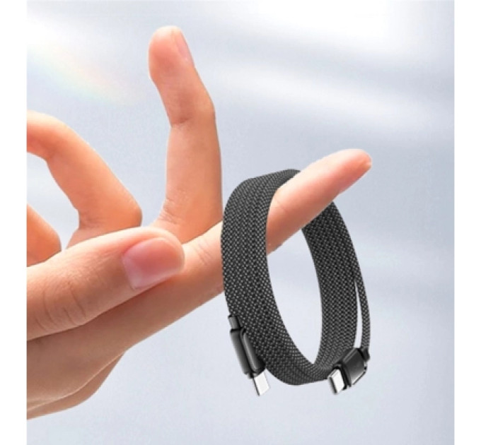 Essager Дата кабель USB-C to USB-C 1.0m 100W black Essager (EXCTT1-TD01-P)