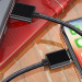 Essager Дата кабель USB 2.0 AM to Micro 5P 1.0m Magnetic black Essager (EXCCXM-ML01)