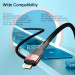 Essager Дата кабель USB 2.0 AM to Lightning 2.0m 2.4A black Essager (EXCL-XCA01)