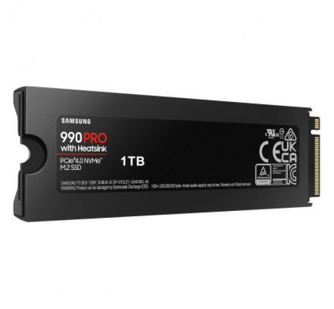 Samsung Накопичувач SSD M.2 2280 1TB 990 PRO with Heatsink Samsung (MZ-V9P1T0CW)