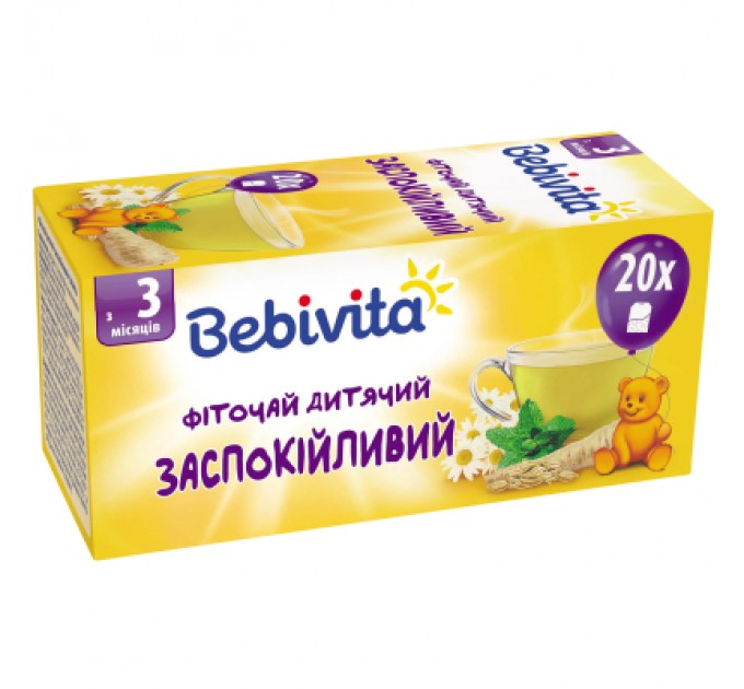Дитячий чай Bebivita заспокійливий 30 г (4820025490770)