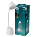 Philips Настільна лампа Philips LED Reading Desk lamp Hat 4.5W, 3000/4000/5700K, 1800mAh (Lithium battery), білий (929003241007)