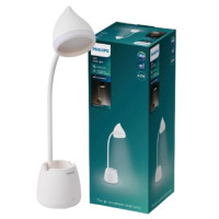 Настільна лампа Philips LED Reading Desk lamp Hat 4.5W, 3000/4000/5700K, 1800mAh (Lithium battery), білий (929003241007)