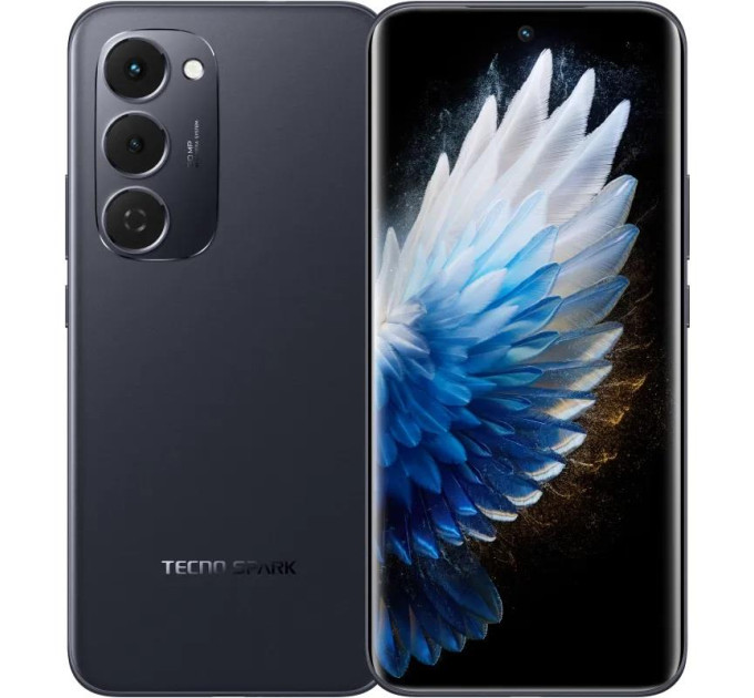 Tecno Мобільний телефон Tecno Spark 40 Pro+ 8/256Gb Nebula Black (4894947096334)