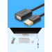 Ugreen Дата кабель USB 2.0 AM/AF 1.5m US103 black Ugreen (10315)
