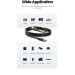 Ugreen Дата кабель USB 3.0 AM/AM 2.0m US128 black Ugreen (10371)