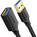 Ugreen Дата кабель USB 3.0 AM/AF 0.5m US129 black Ugreen (30125)