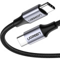 Ugreen Дата кабель USB-C to USB-C 0.5m 3A 60W US261 black/gray Ugreen (50149)
