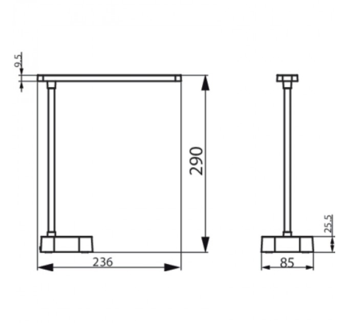 Philips Настільна лампа Philips LED Reading Desk lamp Tilpa біла (929003241507)