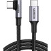 Ugreen Дата кабель USB-C 2.0 to USB-C 3.0m 90° corner US334 black Ugreen (20583)