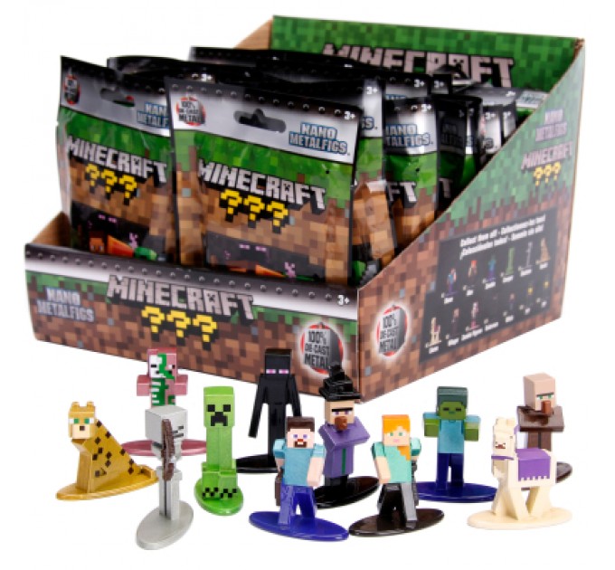 Фігурка Jada сюрприз металева колекційна Майнкрафт 4 см, в асортименті 13 видів (253261000)