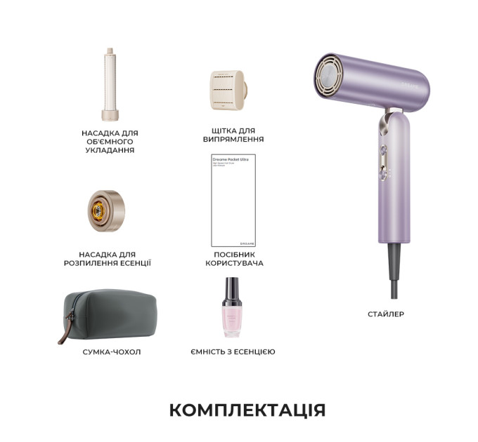 Dreame Фен Dreame Pocket Ultra Purple (AHD52-PPL)