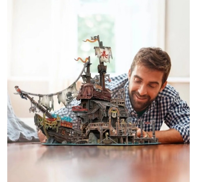Пазл Cubic Fun 3D Піратський корабель Тортуга (T4039h)
