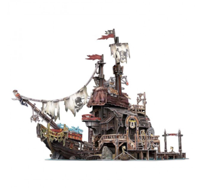 Пазл Cubic Fun 3D Піратський корабель Тортуга (T4039h)