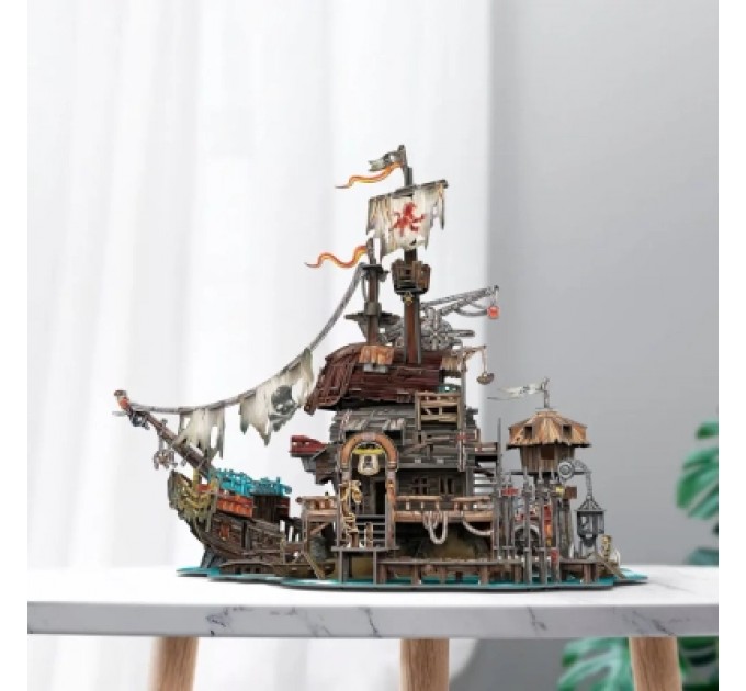 Пазл Cubic Fun 3D Піратський корабель Тортуга (T4039h)