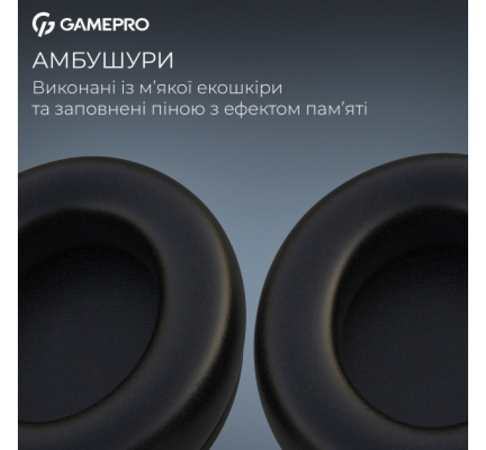 GamePro Навушники GamePro Asgard Skadi Wireless Black (HSW191B)