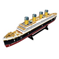 Пазл Cubic Fun Тривимірна головоломка-конструктор Титанік (T4012h)