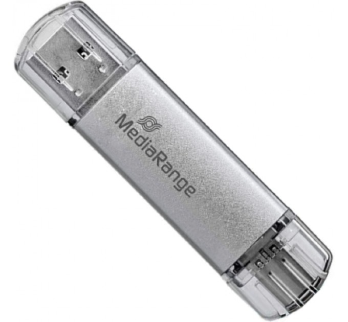 Mediarange USB флеш накопичувач Mediarange 32GB Silver USB 3.0 / Type-C (MR936)