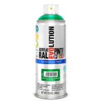 Фарба-аерозоль Pintyplus на водній основі Evolution Ral 6029, Зелений, глянцевий 400 мл (8429576275001)