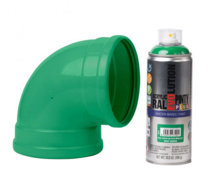 Фарба-аерозоль Pintyplus на водній основі Evolution Ral 6029, Зелений, глянцевий 400 мл (8429576275001)