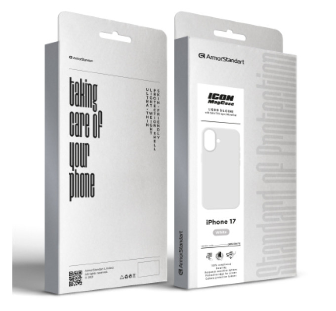 Armorstandart Чохол до мобільного телефона Armorstandart ICON2 MagCase Apple iPhone 17 White (ARM86673)